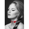 Collier Rouge Ras de Cou Inspiration Bondage | Boutique Sexy Blandice